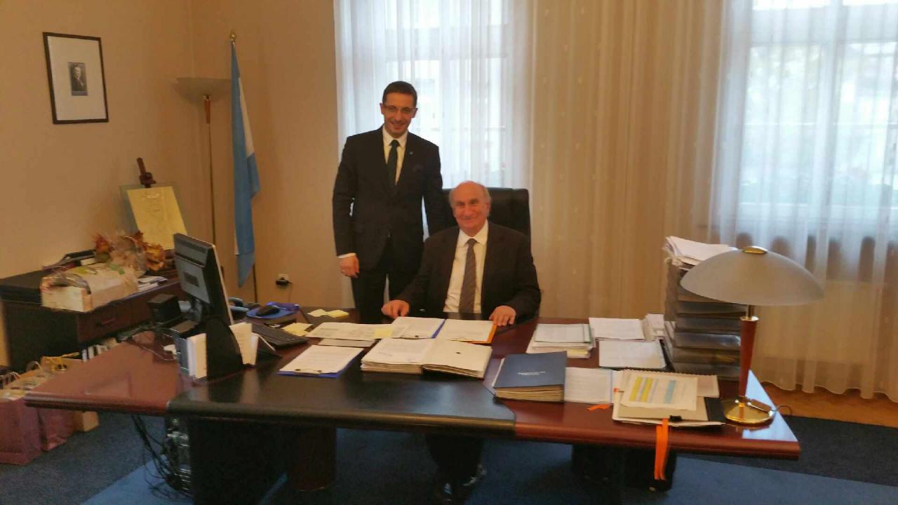 Mr le Maire de Saint-Vallier et Mr le Président de Rybnik 